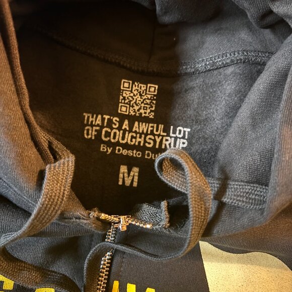 Awful Lot Of Cough Syrup zip up Hoodie - Picture 4 of 4